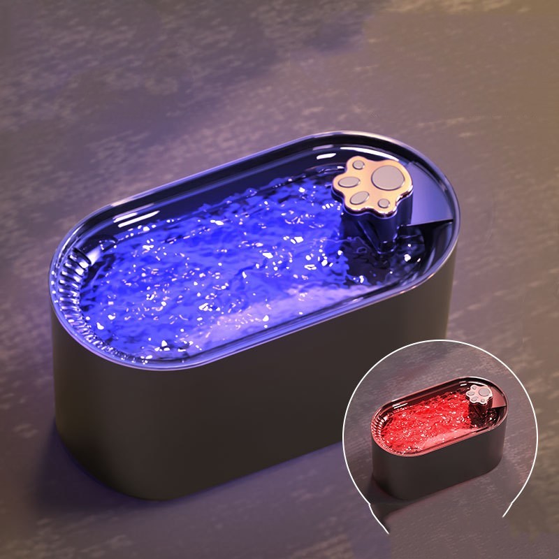 AquaFlow™ 3L Pet Water Fountain – Ultra-Quiet, LED Indicator & Triple Filtration
