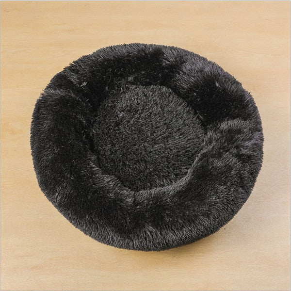 CozyPaws™ Plush Bed – Round Nest for Cats & Small Dogs