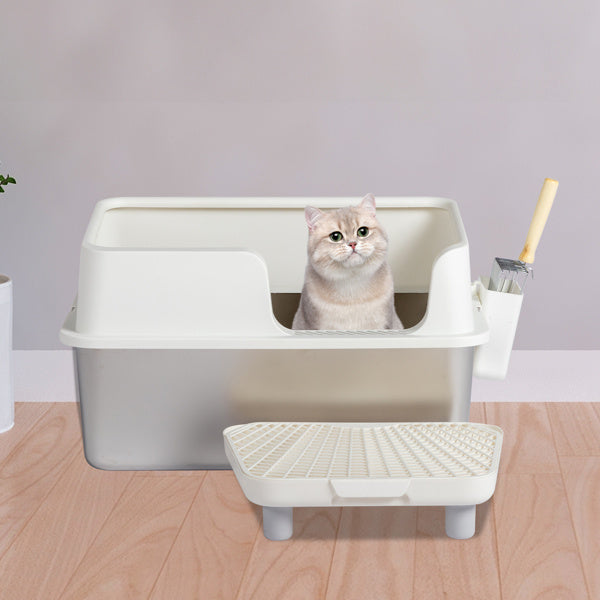 Essential Clean Kit — Litter Box + Honeycomb Mat