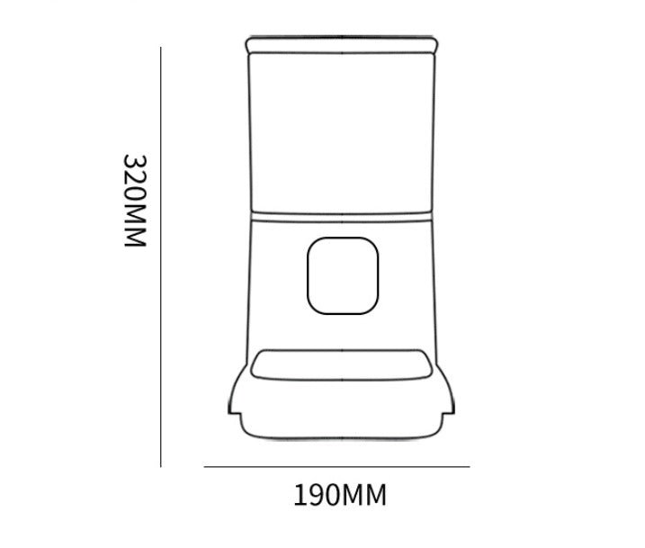 Smart Automatic Pet Feeder with WiFi, Voice & Camera Options – 6L Capacity