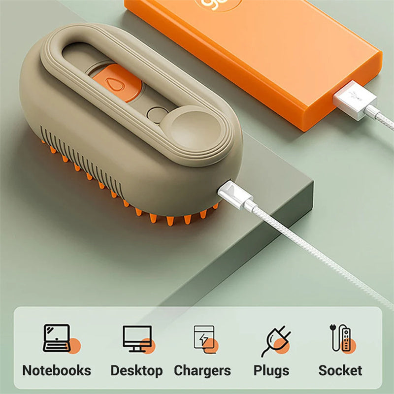SteamGlide™ 3-in-1 Steam Pet Brush