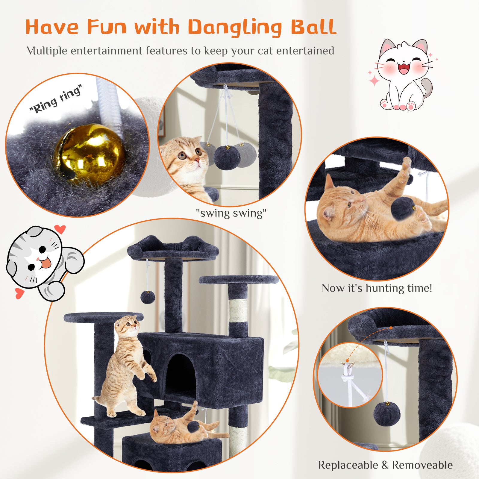 Climb & Lounge Cat Tree