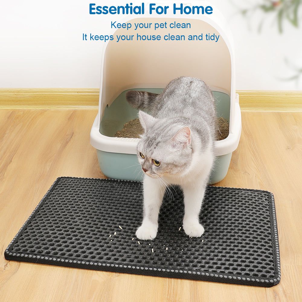 Essential Clean Kit — Litter Box + Honeycomb Mat