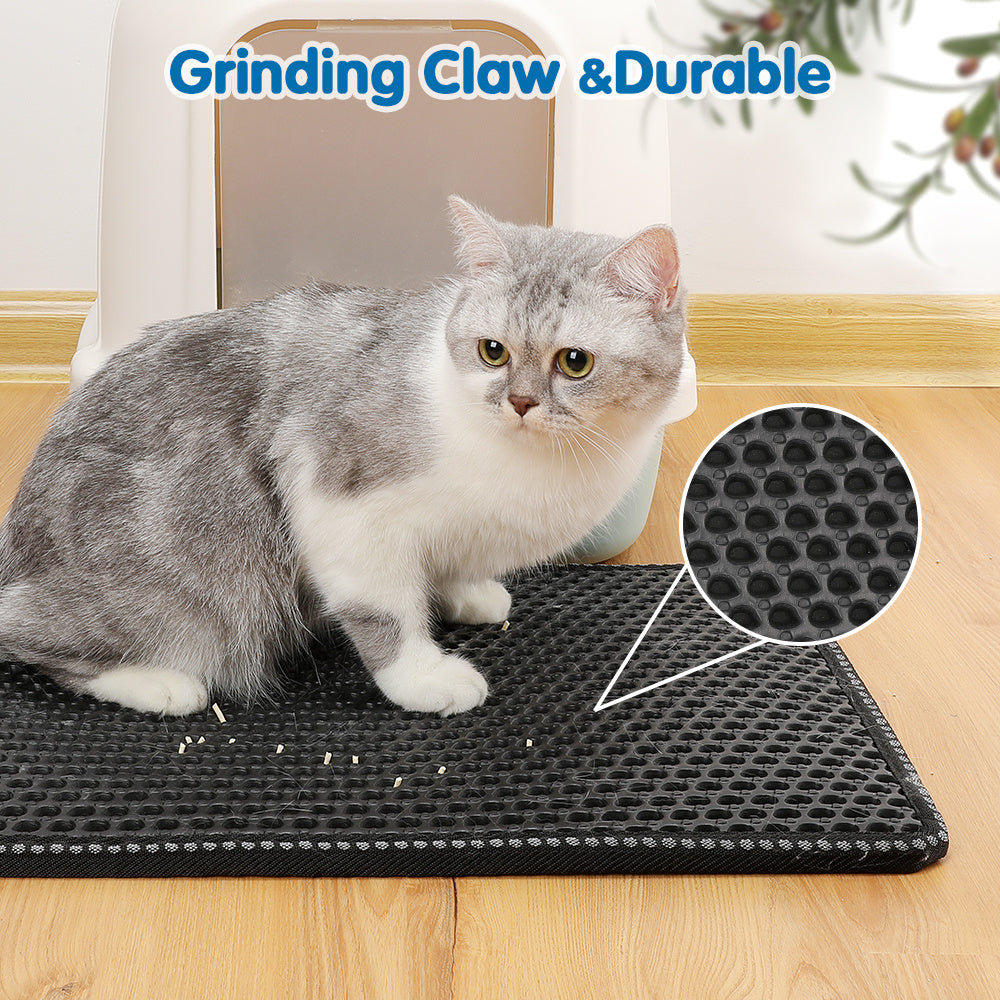 Essential Clean Kit — Litter Box + Honeycomb Mat