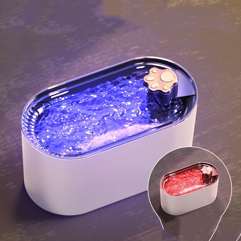AquaFlow™ 3L Pet Water Fountain – Ultra-Quiet, LED Indicator & Triple Filtration